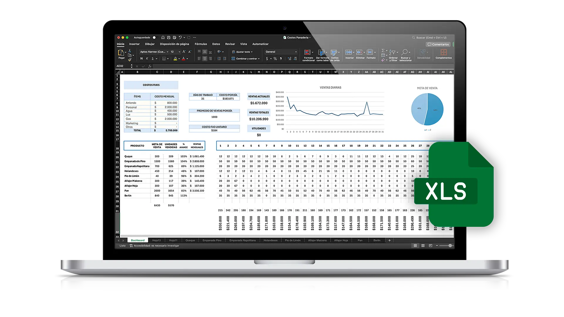 Plantilla Excel